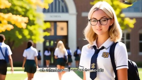 Dominant Teacher Approved Teen Sexy Blonde College Fee, but He Wants Something Back (zara - Part 1) - 3Dhentai