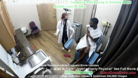 Ebony Teen Jewel Gets Yearly Gyno Exam Physical From Doctor Tampa & Nurse Stacy Shepard EXCLUSIVELY At GirlsGoneGynoCom