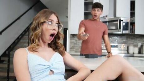 Gorgeous missionary pose fuck with a slutty angel Anya Olsen